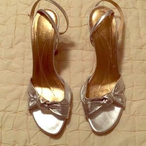 Kate Spade Silver Heels